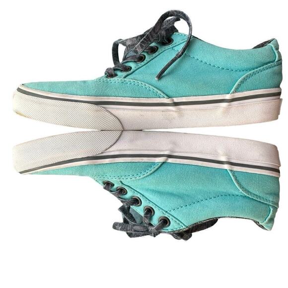 VANS Classic Authentic Low Top Teal Blue Skater Sneaker 5.5 Women’s (4 youth) - Picture 6 of 11